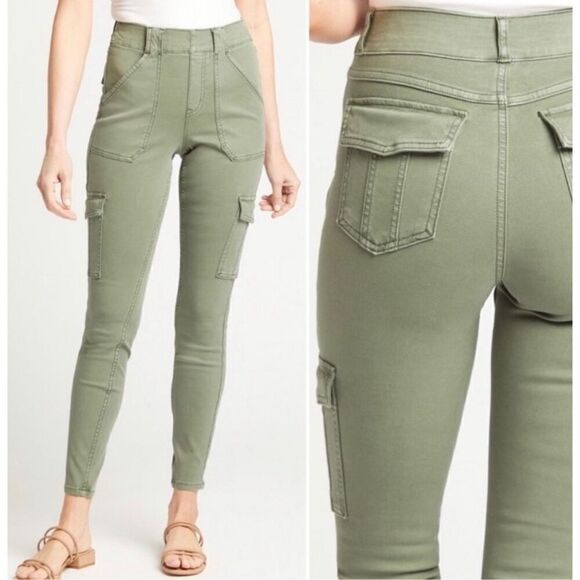 Spanx Stretch Twill Ankle Cargo Pant - Picture 1 of 13